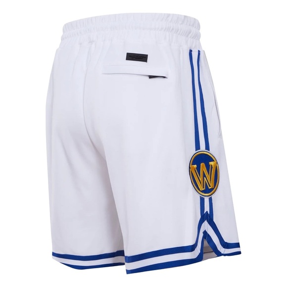 PRO STANDARD GOLDEN STATE WARRIORS CLASSIC CHENILLE DK SHORT - Picture 4 of 8